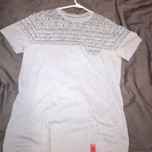 Blue printed t-shirt